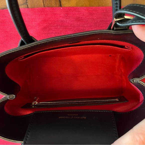 Updated Photos - Aspinal of London Mini Madison Tote - Black - Picture 9 of 14
